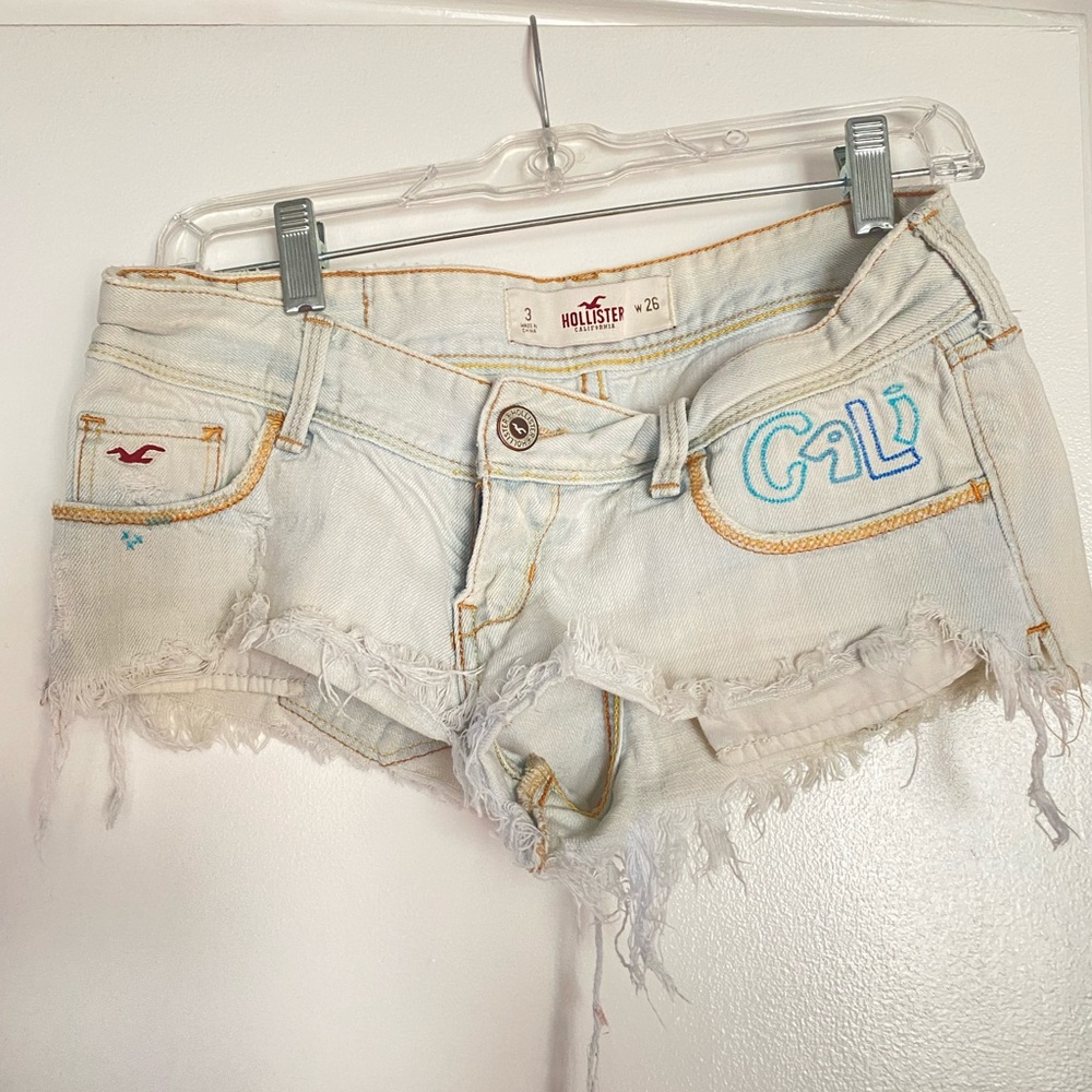Hollister Size 3 Light Blue Shorts
